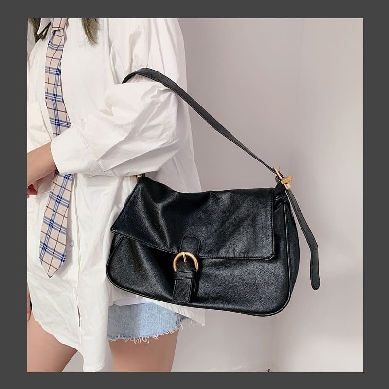 TÚI VINTAGE CÓ KHÓA (ĐEN - CÓ SẴN)