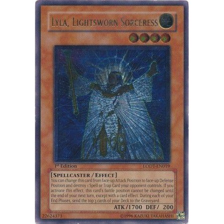 Tên sản phẩm Ultimate Rare - Lyla, Lightsworn Sorceress - LODT-EN019 1st Edition