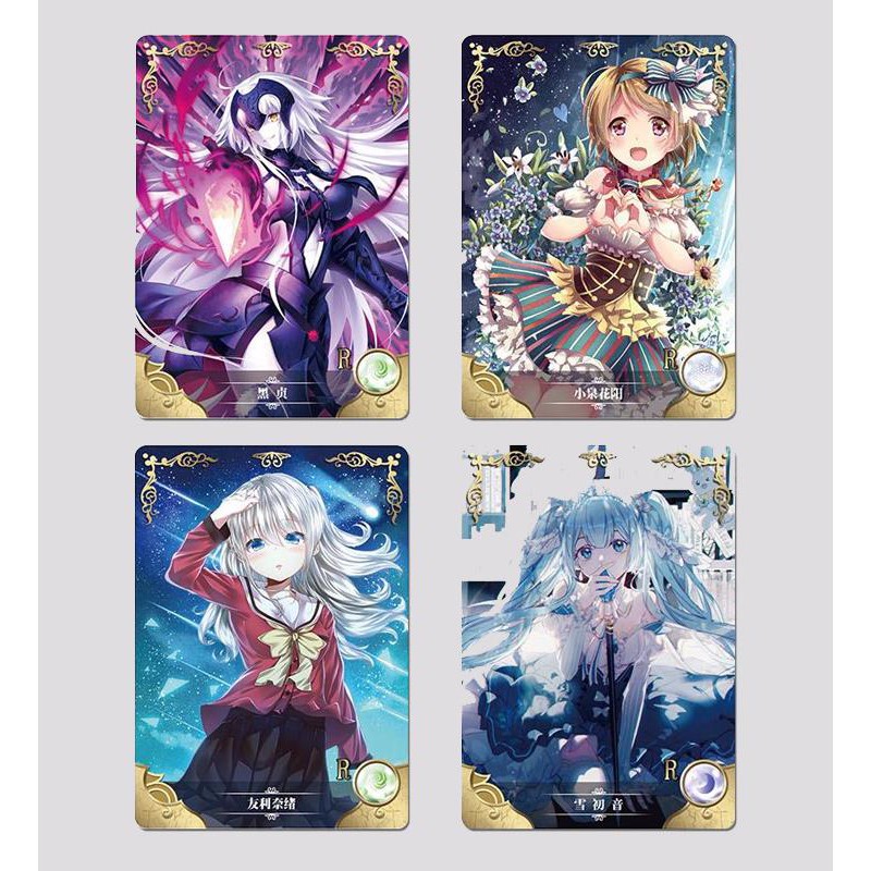 Set 5 ảnh thẻ anime SHOUJO RE : ZERO DATE A LIVE MIKU