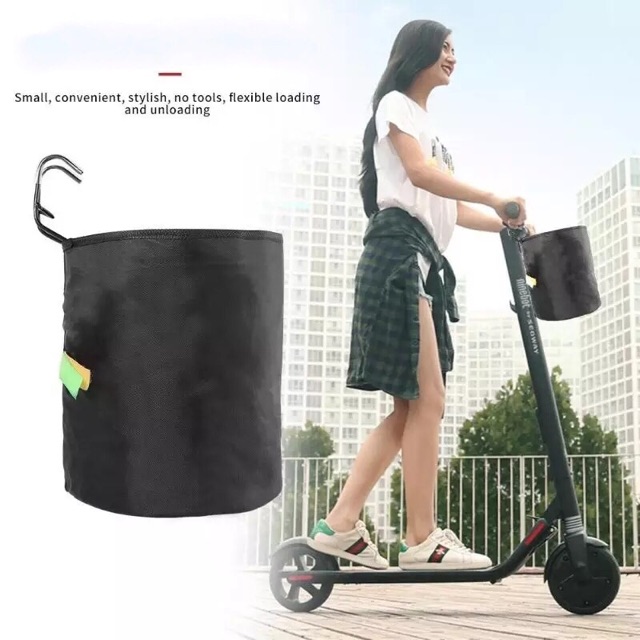 Giỏ Xe Đạp Gấp Dahon/ Giỏ Vải Canvas Dày Dặn Chống Thấm Nước Có Thể Gấp Gọn