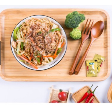 KHAY CHỮ NHẬT GỖ TRE CAO CẤP