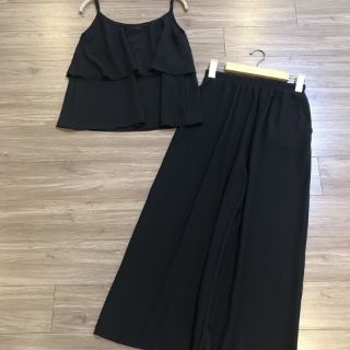Set áo dây 2 tầng quần suông