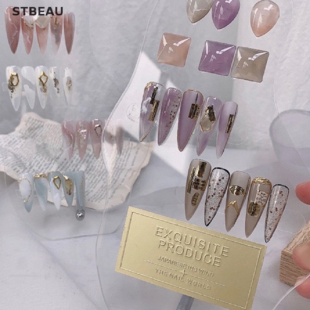 [Hàng mới về] Giá đỡ trưng bày móng tay giả bằng acrylic thiết kế độc đáo sáng tạo