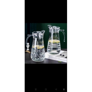 Bình thủy tinh đựng nước 1.7l, ca thủy tinh 1.7l deli glass