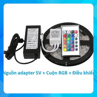 LED dây 5050 RGB 60led IP20 12V cuộn 5m