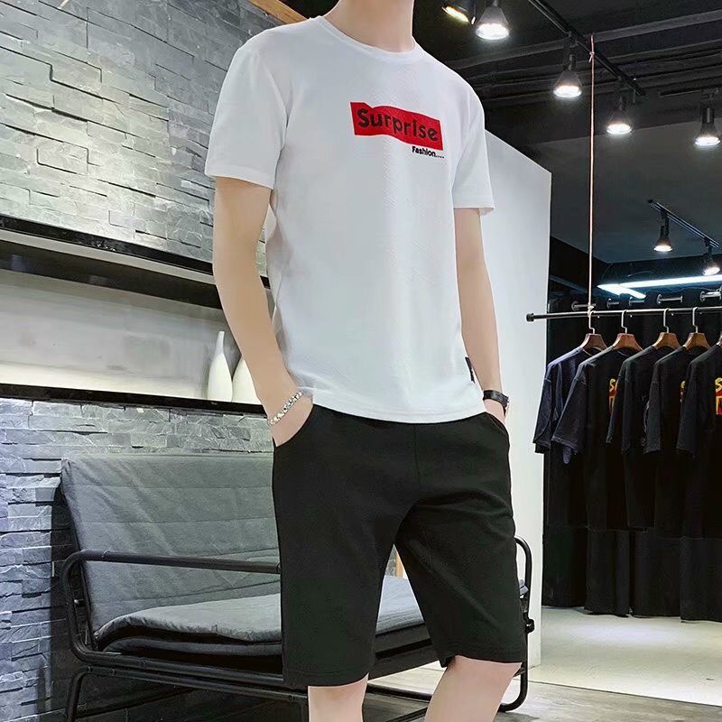 Bộ Mặc Nhà Thể Thao Nam Mùa Hè Phong Cách Cao Cấp thời Trang loại dày đẹp hàng hot trend