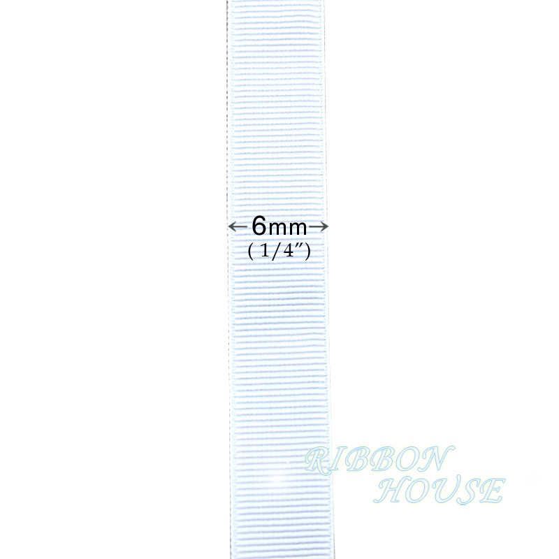 Cuộn dây ruy băng Grosgrain 100 yards rộng 1/4 inch  dùng trang trí giáng sinh/quà tặng