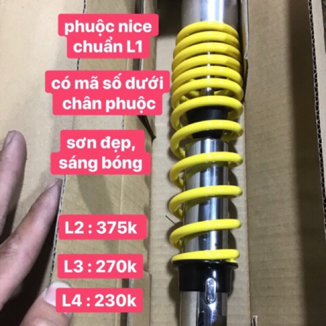 phuộc xe Nice cho wave dream axelo