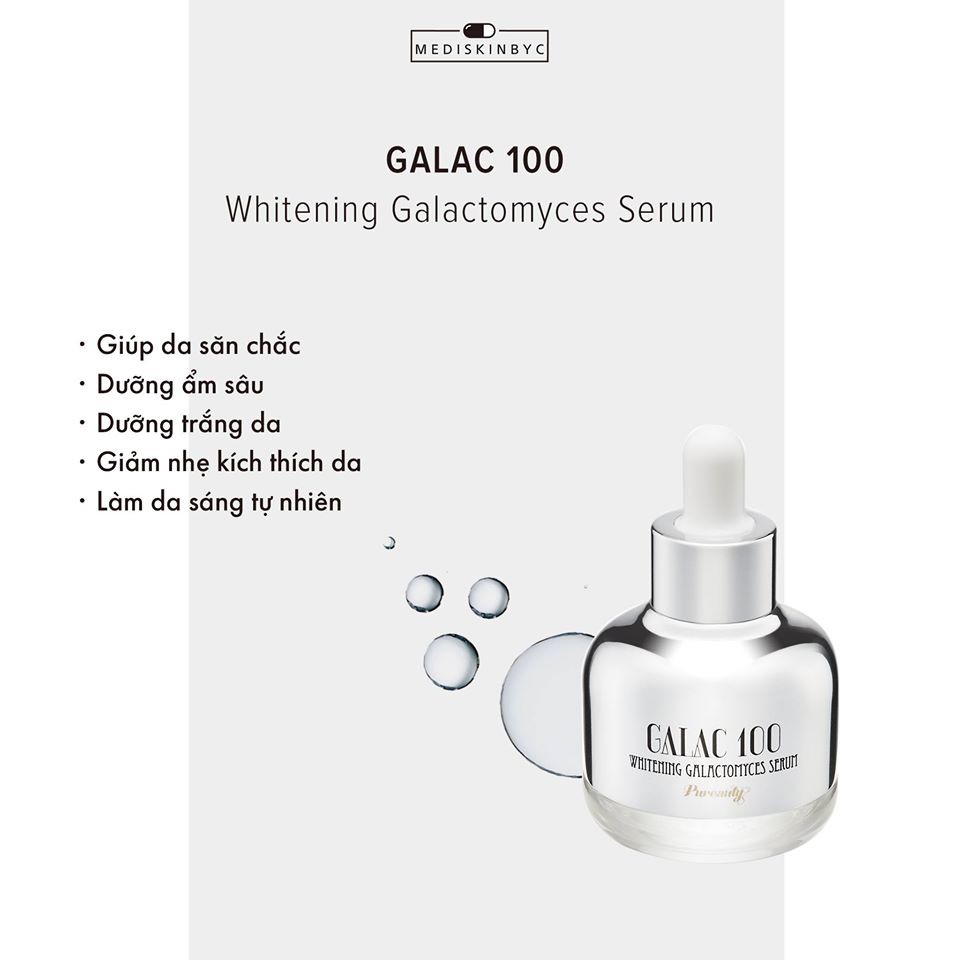 [ CAM KẾT CHÍNH HÃNG] Serum GALAC 100 WHITENING GALACTOMYCES( Serum dưỡng trắng)