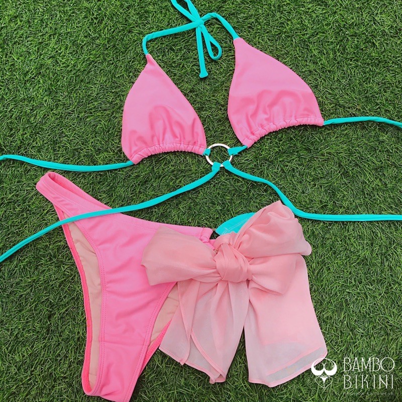 BIKINI HAI DÂY PHỐI KHĂN,Bikini hai mảnh sexy bambo | BigBuy360 - bigbuy360.vn