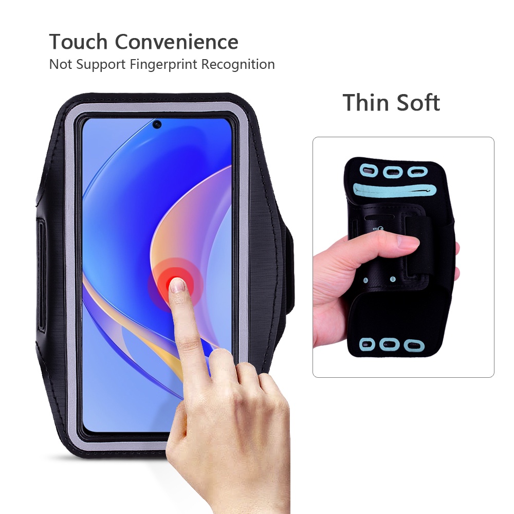 Ốp Điện Thoại Gắn Cánh Tay Lái Xe Đạp / Tập Gym Cho HuaWei Nova Y90 Y70 Y61 Y60 10 9 Pro SE