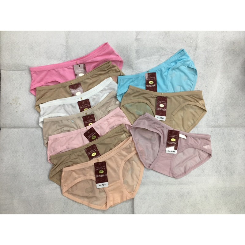 10 Quần lót nữ vải gấm lạnh (3241) HT hiệu Thịnh Phát.