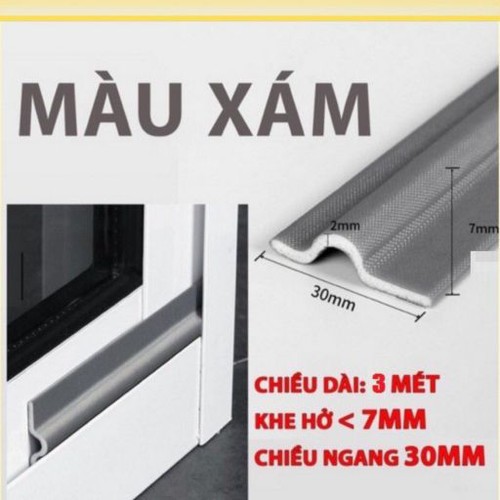 [Mã SR14MAY5 giảm 20K đơn 50K] Cuộn 2m RON CHẶN KHE CỬA ĐA NĂNG Chống Gió Lùa, Ngăn Côn Trùng, Giảm Tiếng Ông