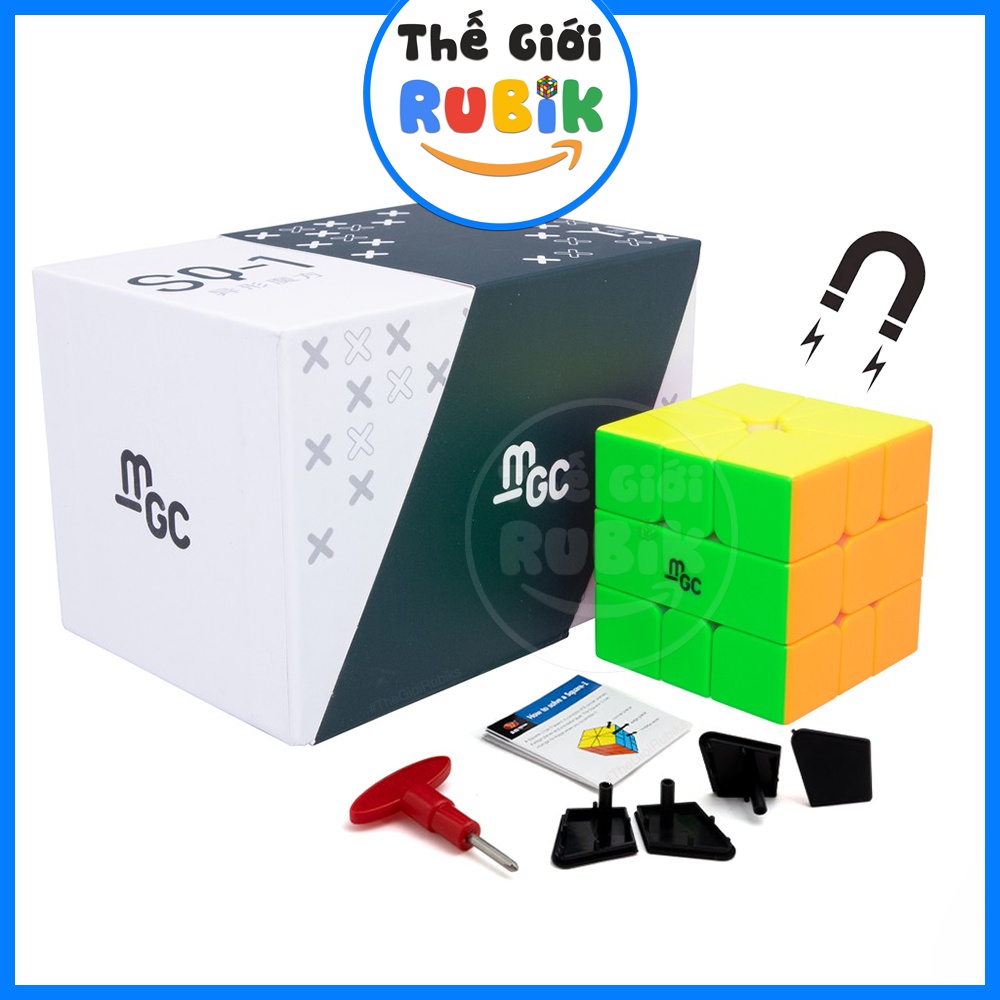 Rubik YJ MGC Square-1 Magnetic Rubic Biến Thể SQ1 Có Nam Châm Đồ Chơi Trí Tuệ | Thế Giới Rubik
