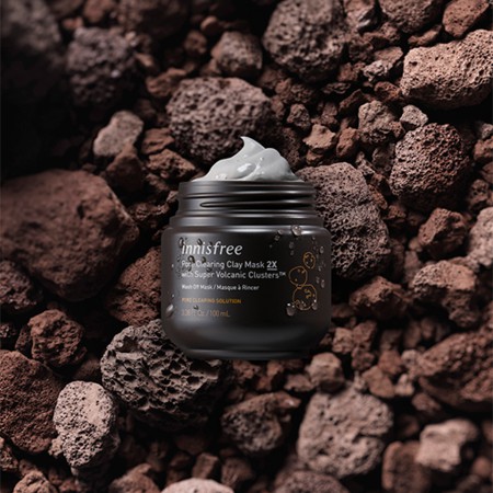 [Hot] Mặt Nạ Tro Núi Lửa Super Volcanic Pore Clay Mask 2X Innisfree Đất Sét 100ml [Chính hãng]