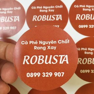 Tem giấy theo yêu cầu.