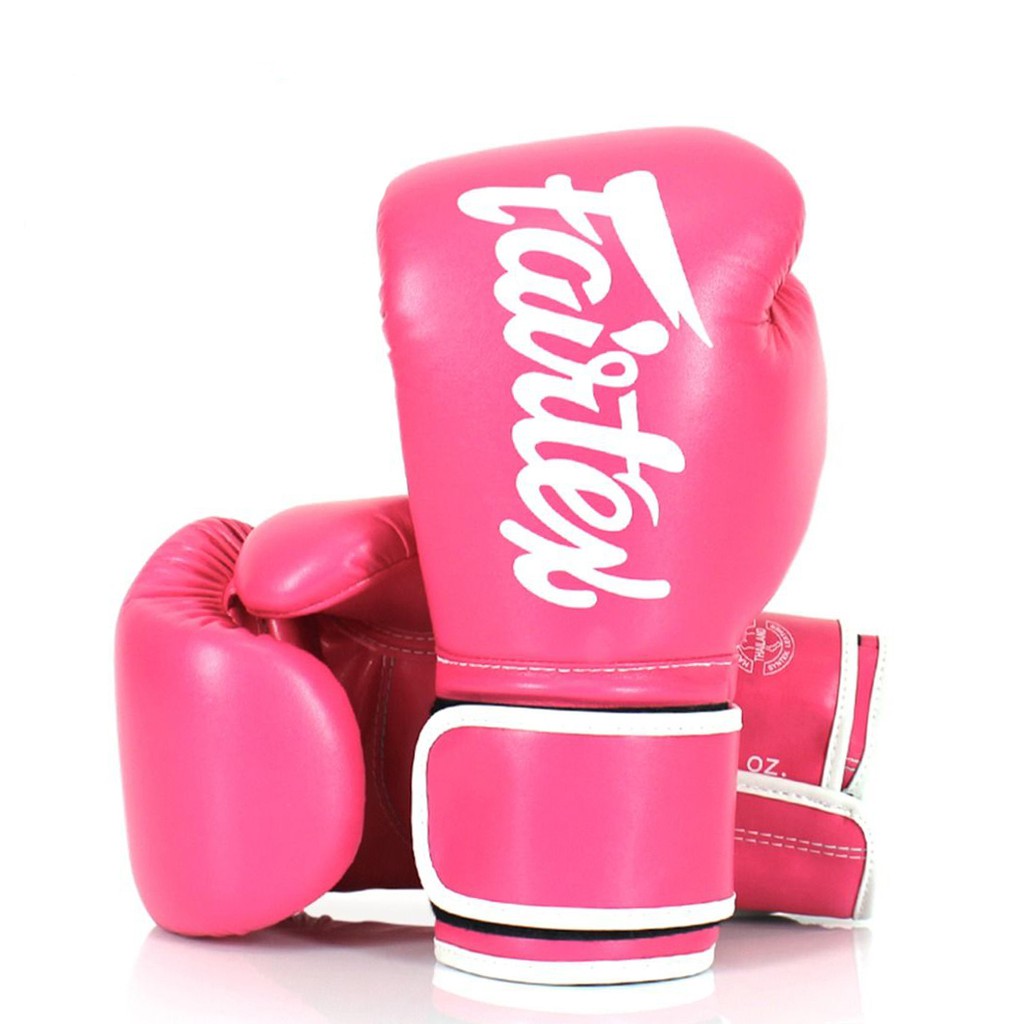 Găng tay boxing Fairtex BGV14P - Pink/White