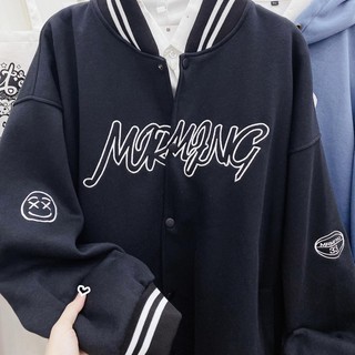 Áo khoát bomber nỉ Mr