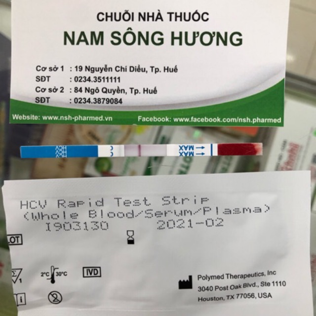 BỘ KIT QUE THỬ TEST THỬ NHANH VIÊM GAN C TẠI NHÀ FASTEP CỦA MỸ