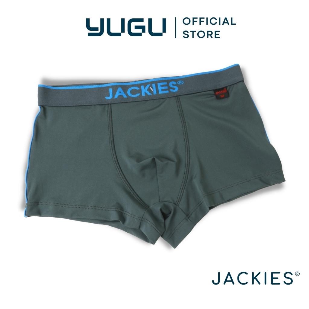 Quần lót đùi nam thun lạnh JACKIES H07 - YUGU - quần boxer nam thun lạnh cao cấp nhiều màu chính hãng, 1 chiếc, che tên