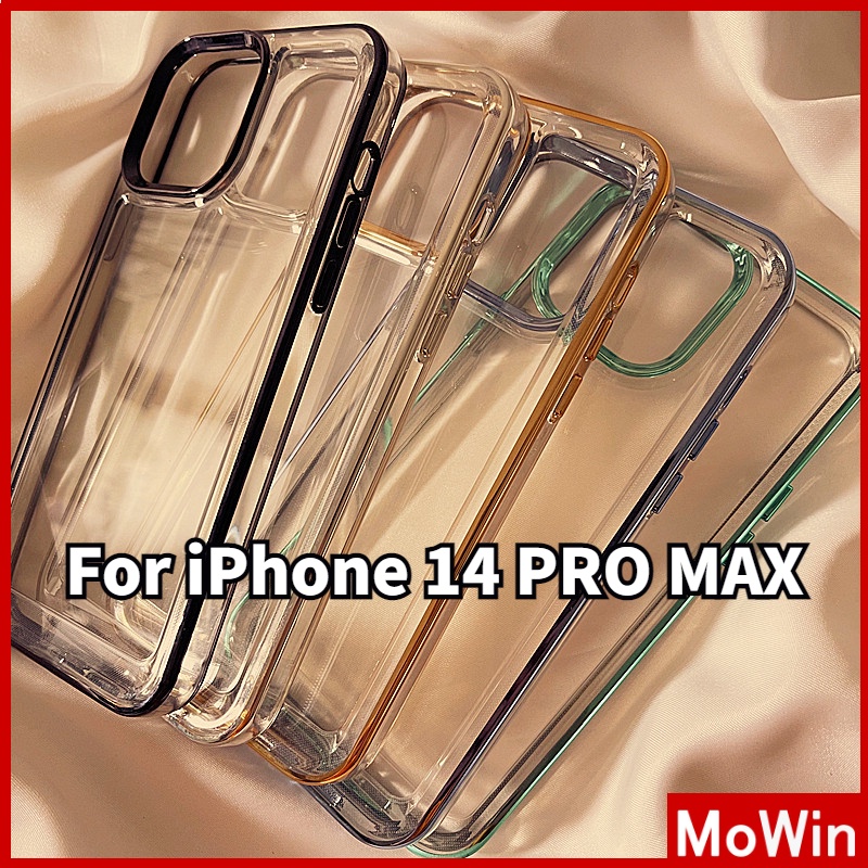 Ốp Điện Thoại Mềm Trong Suốt Mạ Điện Chống Sốc Cho iPhone 14 Pro max 13 Pro max 12 Pro max 11 Pro max xr xs max