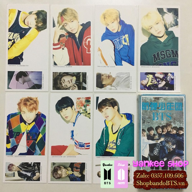 Postcard BTS Non No, Ảnh Photocard Album Hình BTS