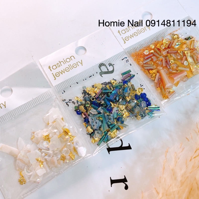 Phụ kiện gói trang trí móng tay