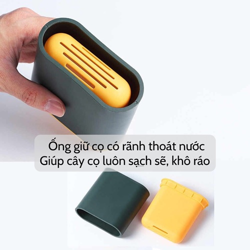 [SIÊU SẠCH] Cọ bồn cầu  Chổi vệ sinh bồn cầu nhà tắm silicon thông minh treo tường cao cấp tiện lợi giao ngẫu nhiên