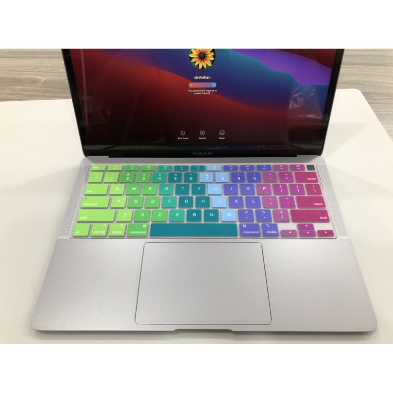 Phủ phím macbook Air M1 2020 nhiều màu | WebRaoVat - webraovat.net.vn