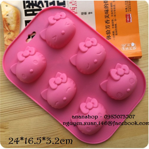 Khuôn silicon 6 kitty
