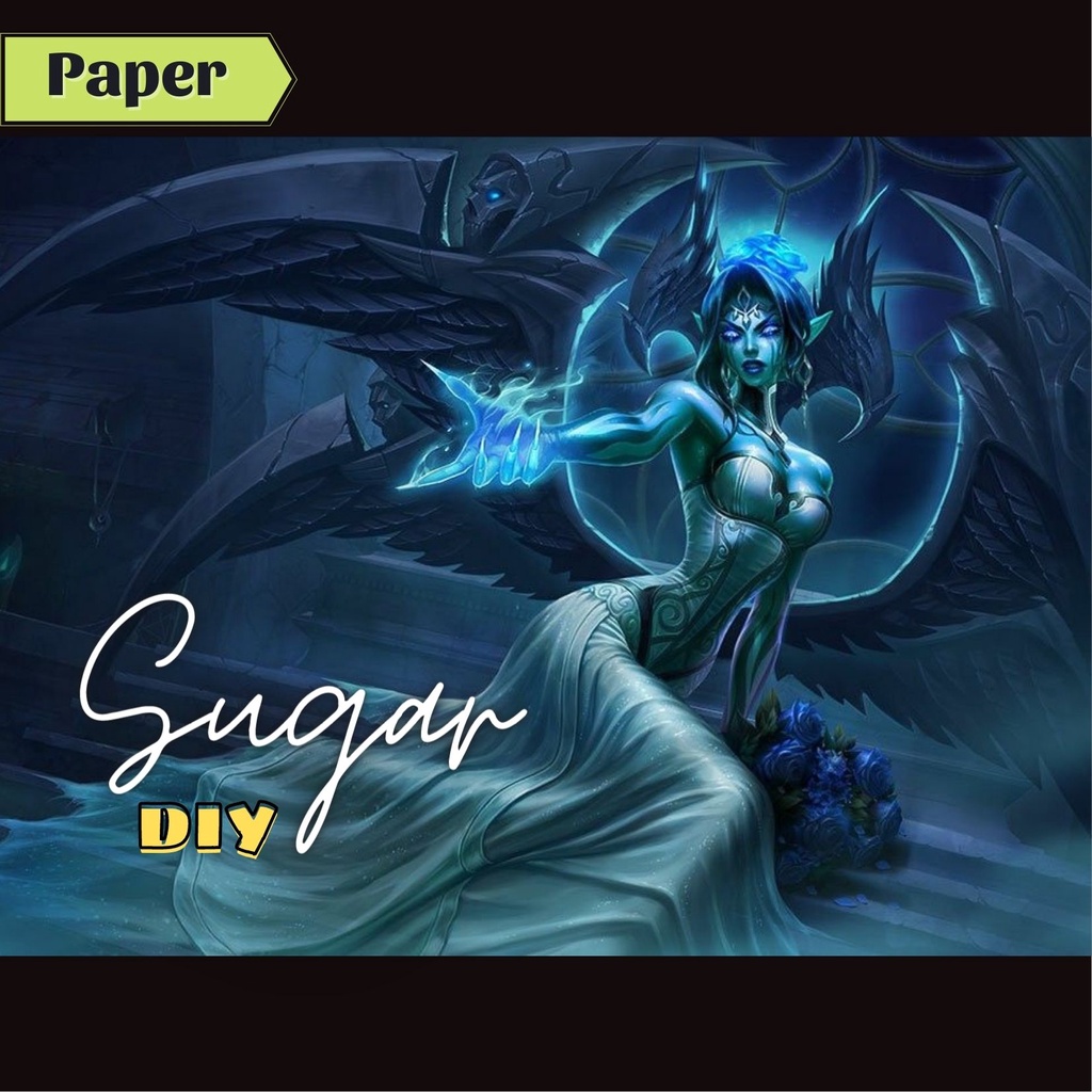 MORGANA cô dâu - Mô hình giấy tự lắp ghép