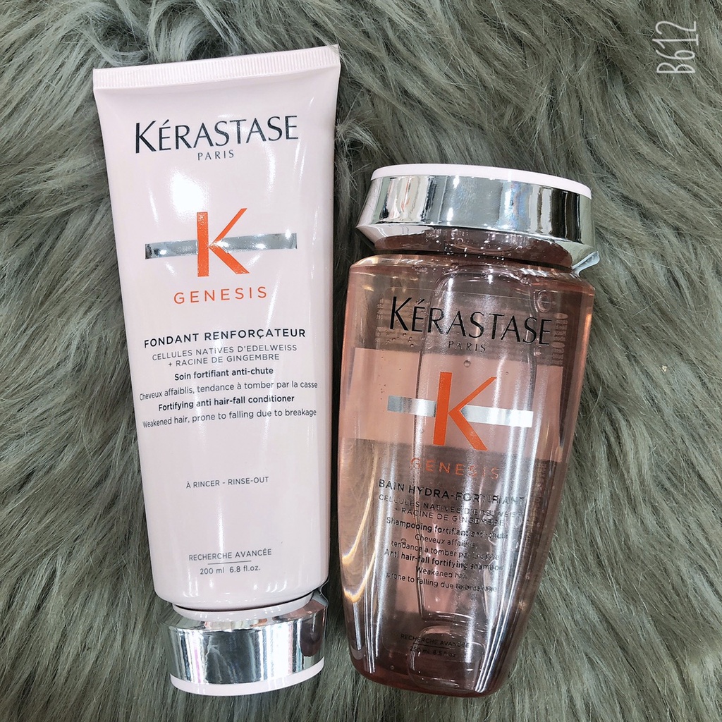 Bộ gội xả giúp chăm sóc và giảm rụng tóc KERASTASE Genesis LOREAL ( hàng chính hãng )