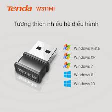 USB thu wifi siêu tốt - Tenda USB kết nối Wifi SW311M tốc độ 150Mbps