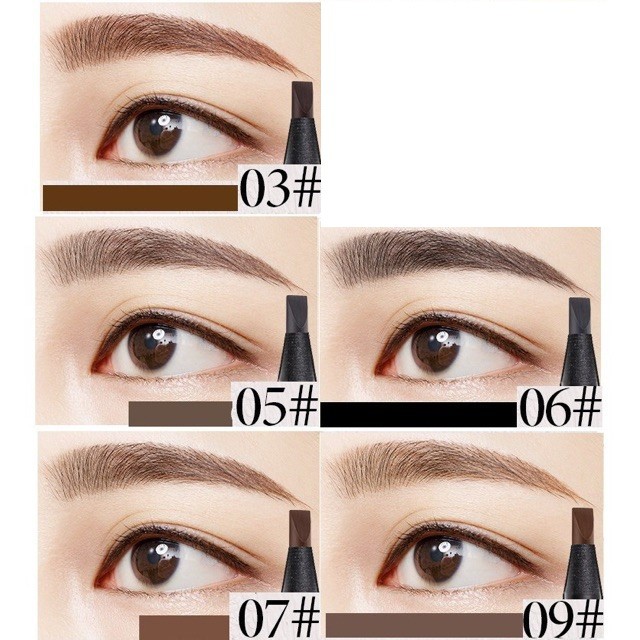 Chì Kẻ Mày Phẩy Sợi Haozhuang EyeBrown Pencil