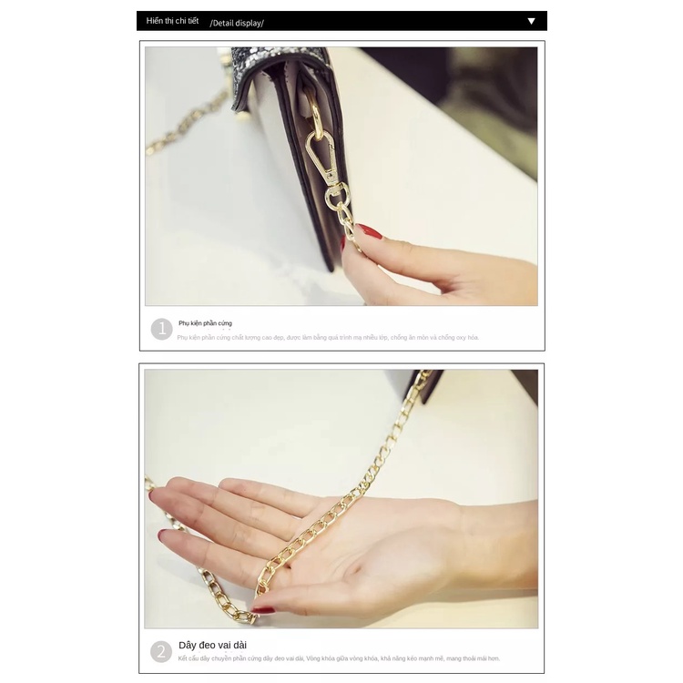 Ví dự tiệc cao cấp Ví Cầm Tay Phong Cách Thời Trang Hàn Quốc Mới