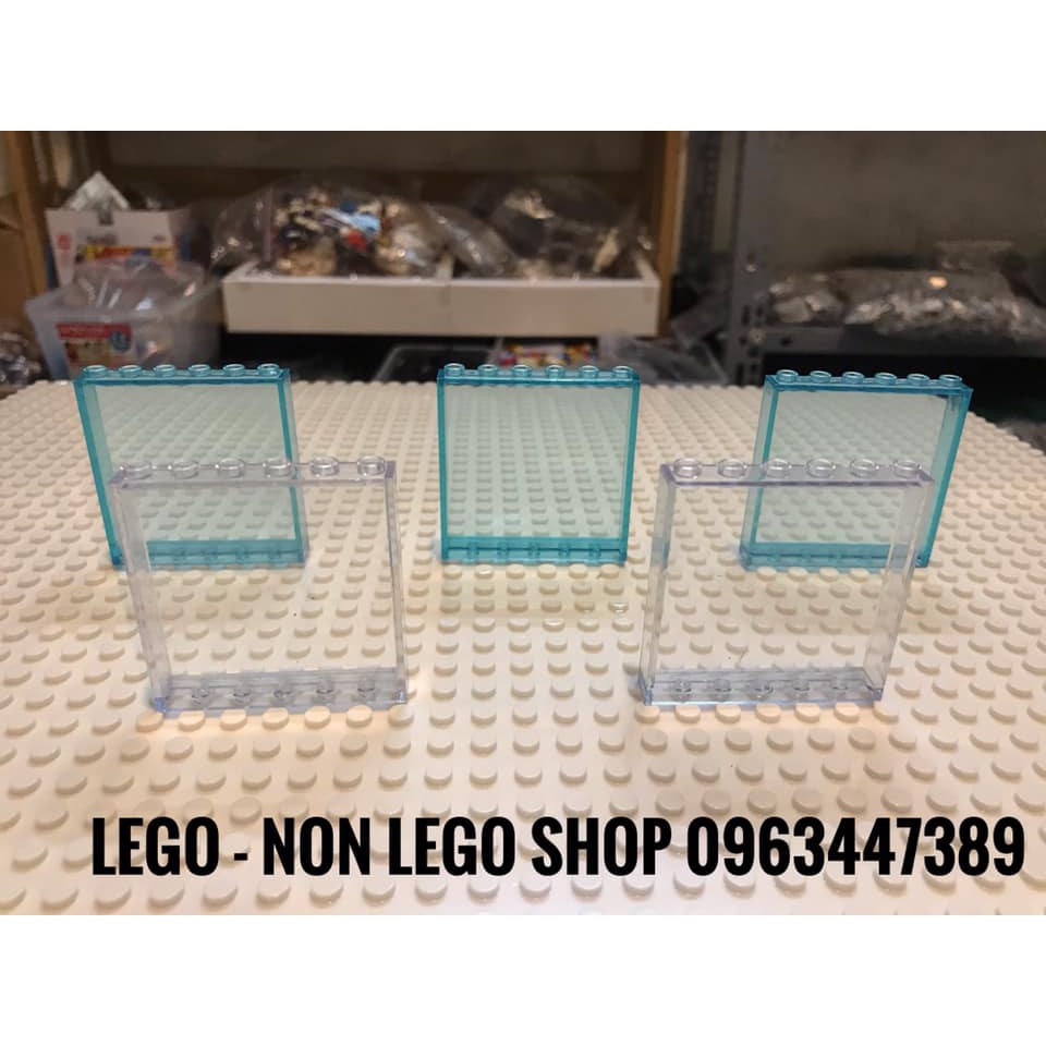 Lego phụ kiện tấm kính trong suốt 1x6x6 ( 1c )