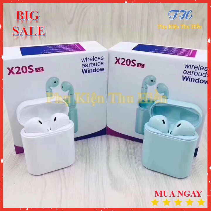 Tai Nghe Bluetooth 5.0 X20S Tws Cảm Ứng Vân Tay