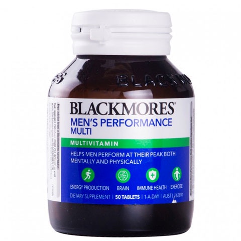 Blackmores Men’s Performance Multi - Hỗ trợ nuôi dưỡng tinh trùng khỏe mạnh (50 viên)