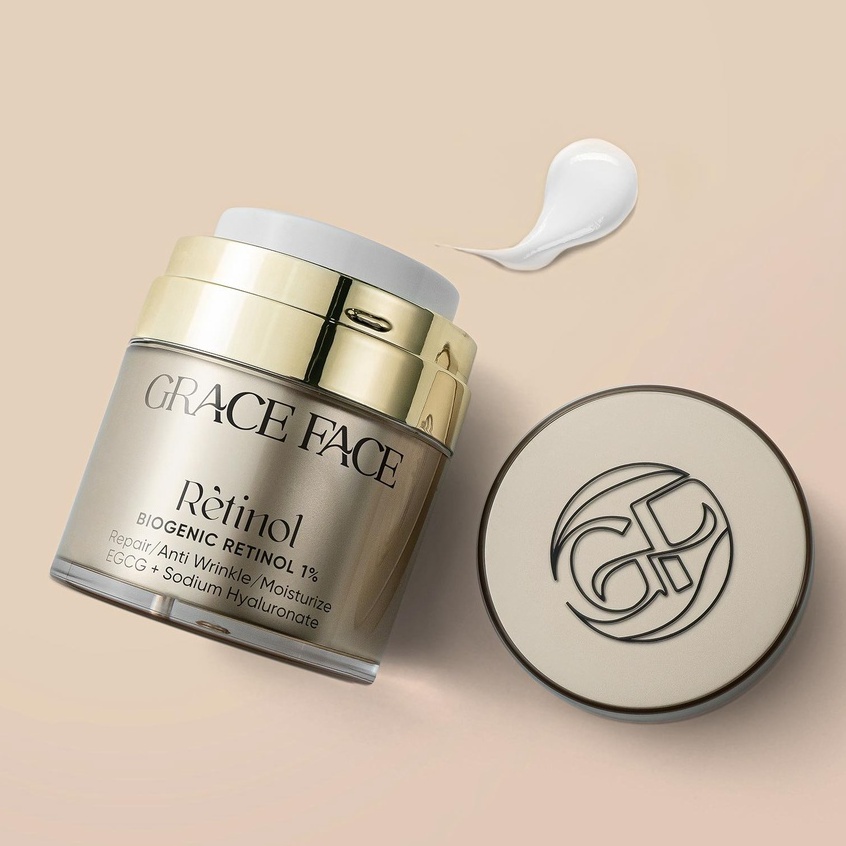 Kem dưỡng trắng giúp ngừa lão hoá da Grace Face Biogenic Retinol 1% 30ml