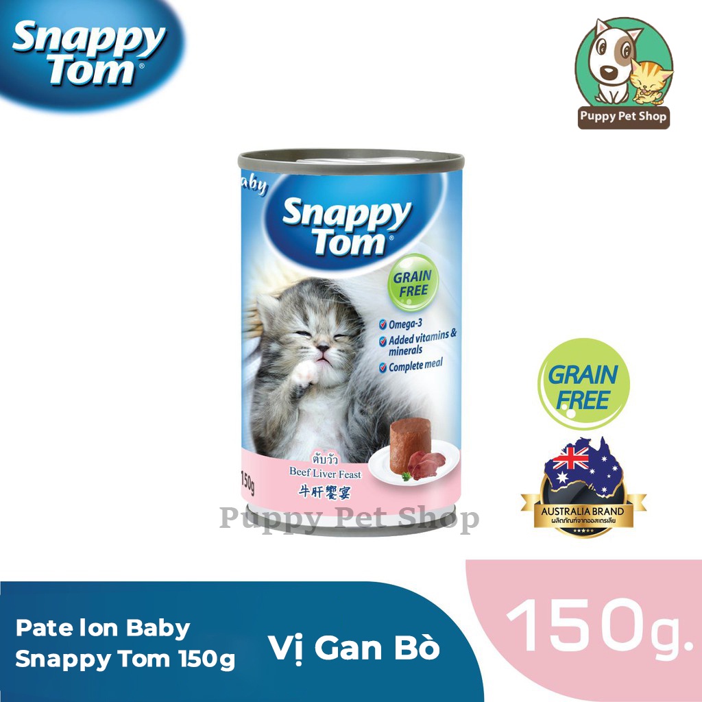 Pate baby SNAPPY TOM 150gr - dành cho mèo con