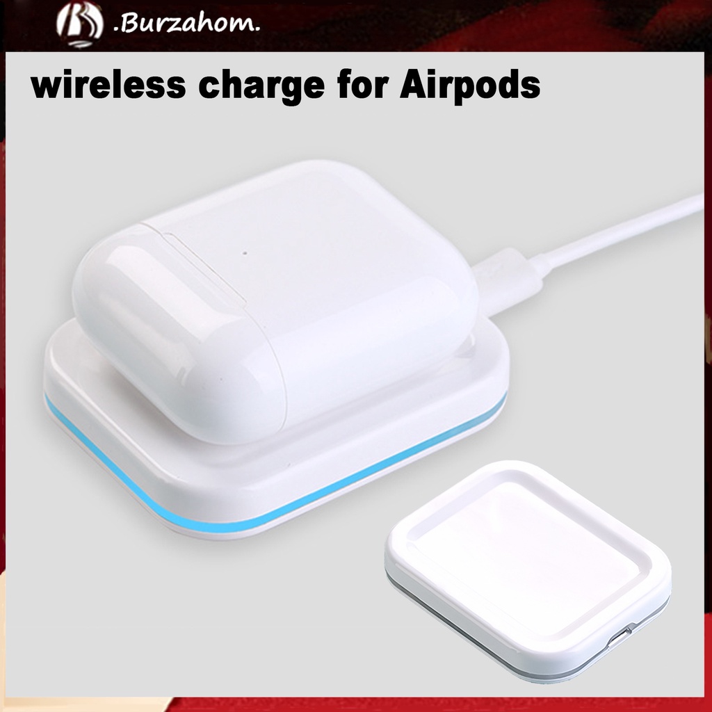 Sạc ko dây smart 2 Trong 1 Bluetooth 3w/7.5w Cho tai nghe ko dây táo 2/3