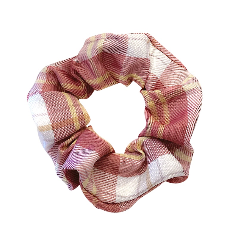 Dây buộc tóc họa tiết sọc caro phong cách thời trang nhật bản (50 kiểu dáng lựa chọn)