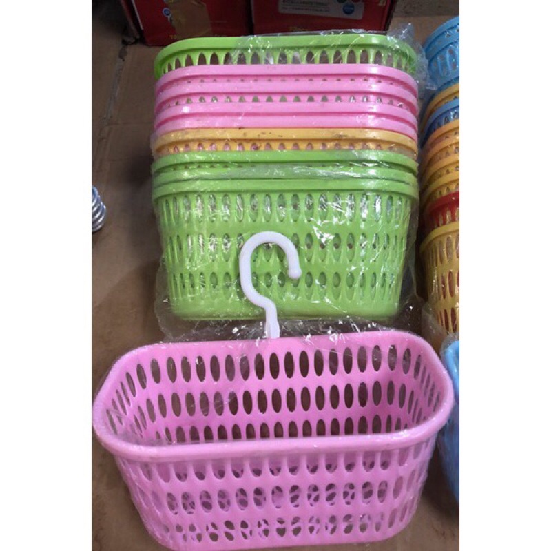 Rổ treo đa năng rổ treo nhà bếp rổ đựng hành tỏi nhà bếp rổ đựng dầu gội rổ có móc treo rổ nhựa có m