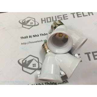 Chuyển đổi đui đèn 1 E27 sang 2 E27