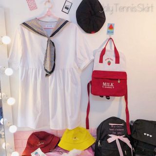 Đầm baby doll thủy thủ