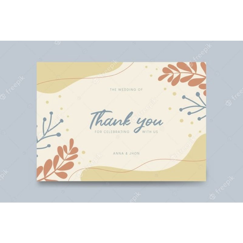 Hộp 100 card Cảm ơn, Thank You in nội dung theo yêu cầu