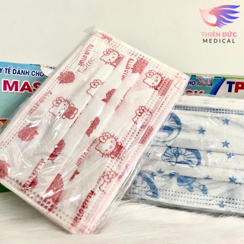 Hộp 50 Khẩu Trang Trẻ Em TPV Mask Kháng Khuẩn Chống Bụi Chính Hãng