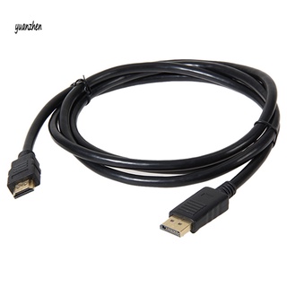 Dây cáp chuyển đổi 1.8m displayport dp male sang hdmi cho pc hdtv dv tablet
