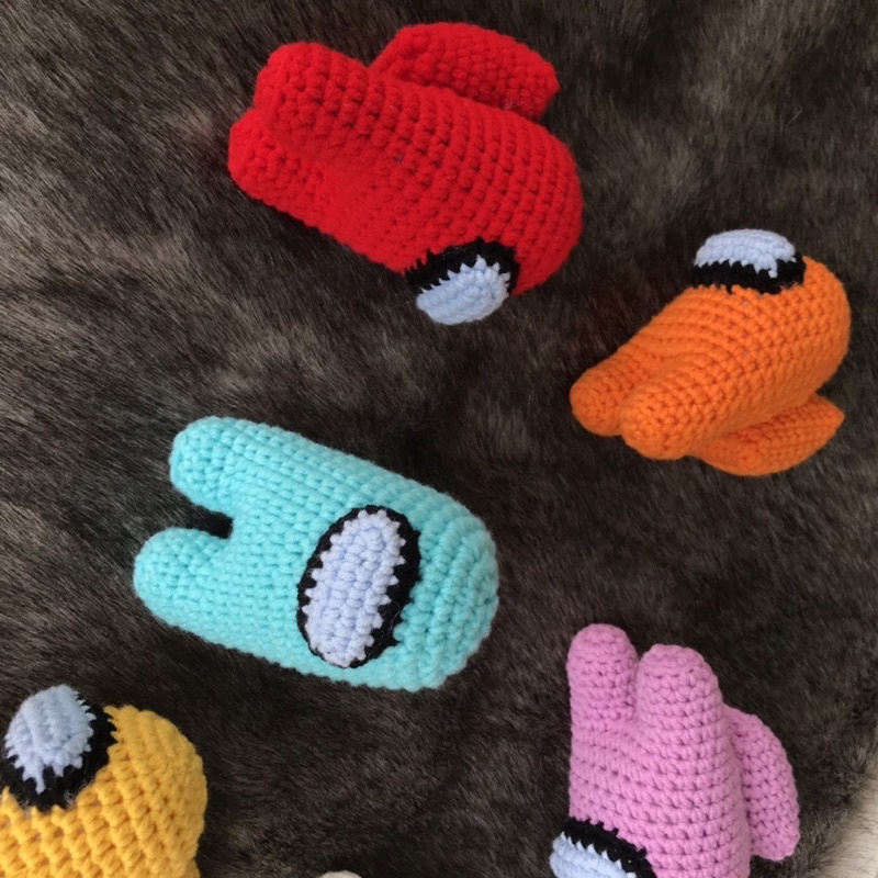 Among Us | Móc Khoá Len Among Us Handmande 11cm Siêu Cưng