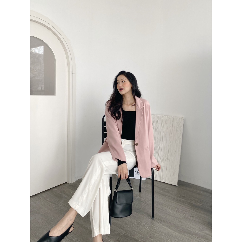 YU CHERRY | Áo khoác nữ kiểu cơ bản Basic blazer II YA401